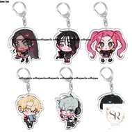 Alien Stage Luka Ivan Till Mizi Hyuna Sua anime acrylic keychain, cosplay accessory, k hook