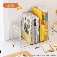 Desktop Bookend Bookshelf Acrylic Transparent Student Storage Office Dormitory ins Simple Shelf Simp