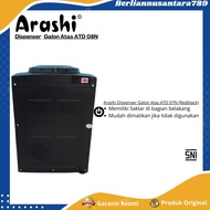 Cod Available Arashi Top Gallon Water Dispenser Atd 08N Normal Hot Dark Gray Color - Official Warran