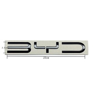 aihei ตกแต่ง 3d สติกเกอร์สำหรับ Byd Seal Qin Han Song Plus Atto3 Abs Chrome สีดำโลโก้สัญลักษณ์รถ Tru