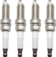 93501 Iridium Spark Plugs 4 Pack Compatible with 2016-2020 Honda Civic,2009-2015 Toyota Corolla 1.8 