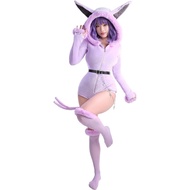 [Mobbunny] Ladies Beauty Costume Cosplay Cosplay Cosplay Anime game Home Wear Pajama Bodysuit Leotard Hoodie Animal Style Cat Monster Beast Cute Moe Fluffy Costume Set Masquerade Makeover Disguise Pur