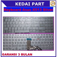 Keyboard Asus Vivobook Ultra 15 X513 K513 M513 S15 V5050 M5600 S5600 Silver