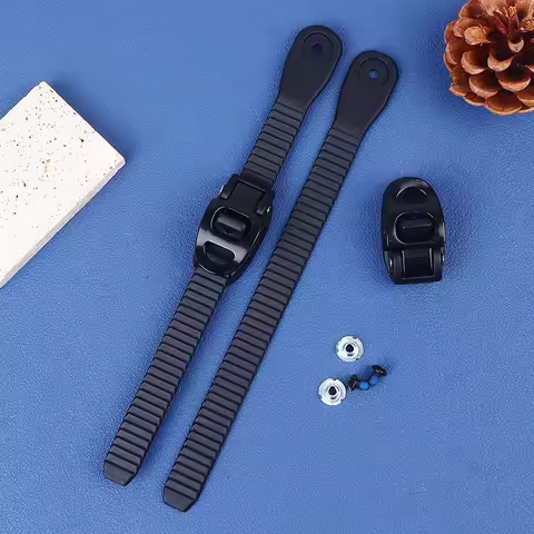 New 2Pcs Snowboard Ankle Ladder Straps With Screws Adjustable Roller Skating Shoes Strap Snowboard B