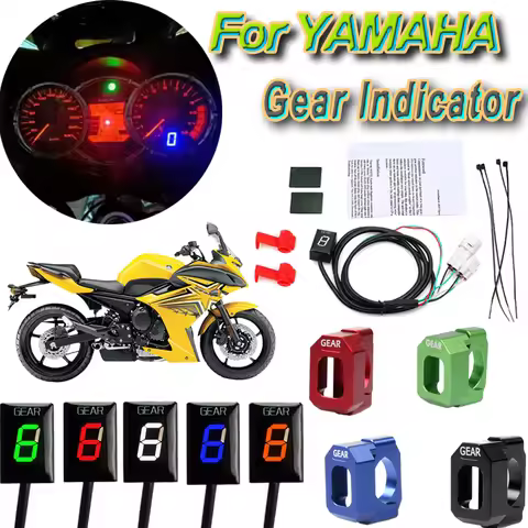 Motorcycle Ecu 1-6 Level Gear Display Indicator For Yamaha XJ6 R1 R6 Fzh150 Fzn150 Xt660 Xjr1300 Fz1
