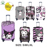 Kuromi Luggage Cover Washable Suitcase Protector Anti-scratch Suitcase cover Fits 18-32 Inch Luggage