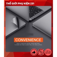 ZEELOT 6-IN-1 Macbook Sticker Set for Macbook Air M4,M3,M2, Macbook Pro M1,M2, Macbook Pro 16 inch