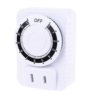 【Must-have】 24 Hour Plug-in CompactTimer Plug Socket Mini EnergySavers Mechanical Timer Switches for