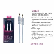 ROXENS VIC2 VM123-3.5mm Hifi Audio AUX Cable 🤝6 MONTH GUARANTEE