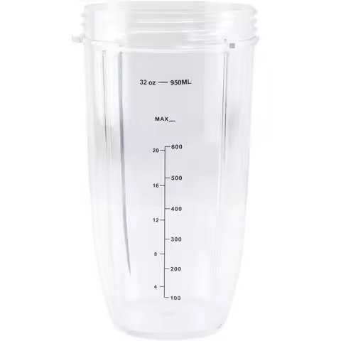 32 oz Tall Colossal Cup Replacement Part Compatible with Nutri Bullet 600W 900W Blenders NB-101B NB-