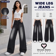 UNISOO JEANS - CK8007-3 Highwaist Jeans | Wide Leg Jeans | Jeans HighwaistWanita | Loose Jeans | Jea