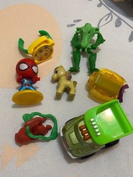 蜘蛛人公仔 健達出奇蛋玩具 玩具車 水槍