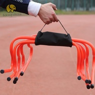 LONNGUVO Football Hurdle, Safety Portable Hurdle Ladder, Football Supplies Adjustable Height Outdoor