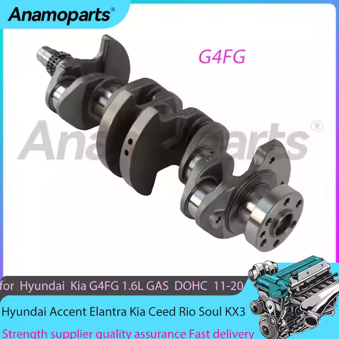 G4FG 1.6L Engine Crankshaft Assembly For 11-20 Hyundai Accent Elantra Kia Ceed Rio Soul 1.6 L T L4 G