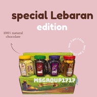 D'king Chocolate Special EDITION (1 BOX x 4 Jars) Dking Mix Chocolate Almond Hazelnut Cashew Peanut 