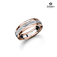 Jubilee Diamond แหวนเพชร Single Spectrum White-Rose Band Ring เพชรแท้ เพชรน้ำ 99