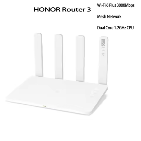 HUAWEI Honor Router 3 XD20 3000Mbps WiFi 6 Mesh Router Dual Core 1.2GHz CPU Gigabit Wireless Wi-Fi E