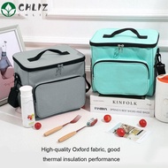 CHLIZ Cooler Bag, Picnic Travel Bag Insulated Lunch Bag, Thermal  Cloth Tote Box Lunch Box Adult Kids