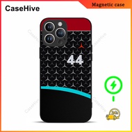 F1 Hamilton LH44 Mercedes Phone Case for iPhone 17 Pro Max / iPhone 16 Pro Max / 15 Pro Max / 13 / S
