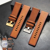 22/24/26/28mm Retro Leather Straps for Diesel DZ4343/4323/7406/7408/4476/7413 Comfortable Bottom Lea