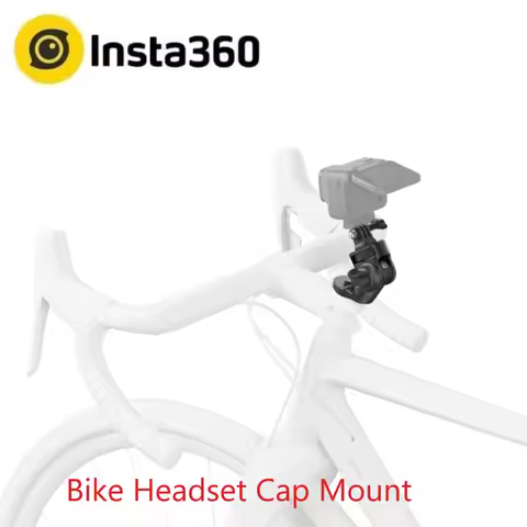 Insta 360 Bike Headset Cap Mount For insta360 X5 X4 X3 Ace Pro 2 Go 3S Go 2 One X2