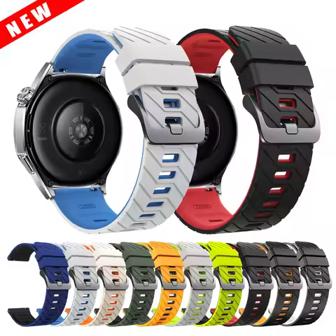 Sports Silicone Band For Samsung Galaxy watch 3 45mm 46mm Strap For Samsung Gear S3 Classic and Fron