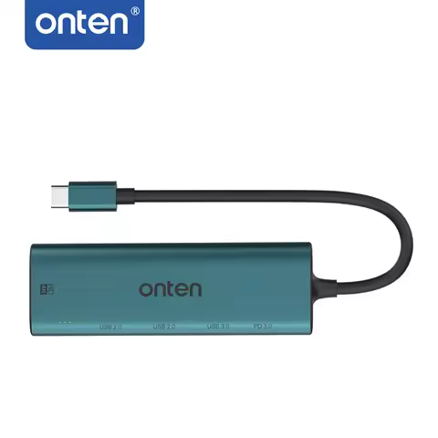 ONTEN Original UC123 Tpye-C Multi-Function Docking Station 5-in-1 HDTV USB 3.0 5Gbps DP HUB
