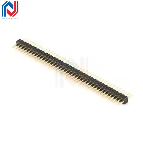 10Pcs/lot 1.27mm 1.27 Pin Header Single Row Male Breakaway PCB Board Connector Pinheader plug-in 1*2