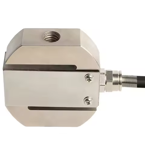 DYLY-102 Circular Load Cell 42CrMo Alloy Steel Bi-directional Tensile Strength with 2M Cable 0-1KG 0