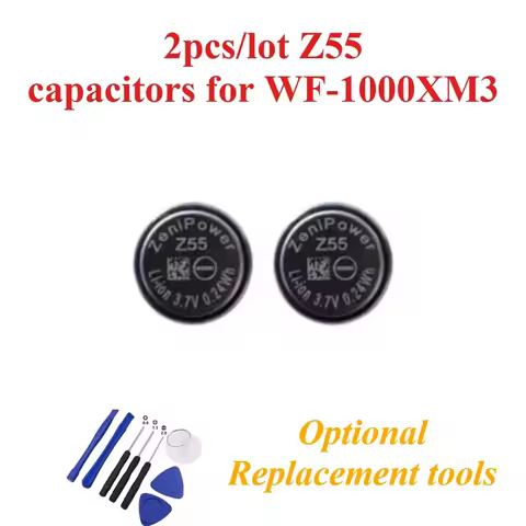 2 Pieces Z55 Headset Capacitor for WF-1000XM3 WF1000XM3 1000XM3 Replacement Capacitor and Charging C