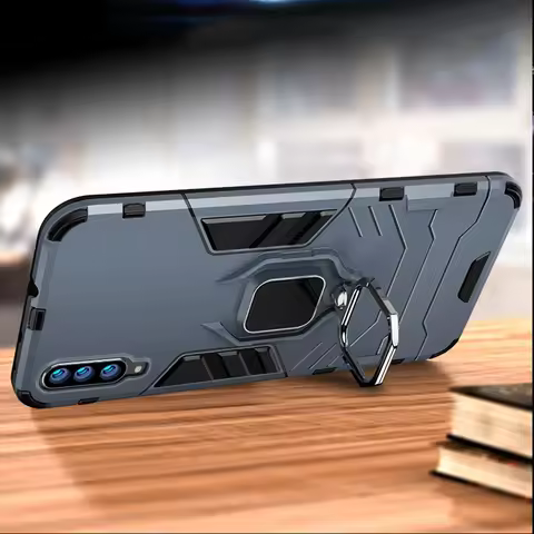 Shockproof Case for Xiaomi Mi 9 Lite, PC Case with Ring Holder, for Mi 9 Lite SE, 9 Lite, 9 Lite, 9t