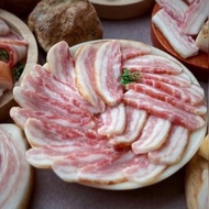 微型培根、牛腩、豬油。 教程聚合物粘土。 娃娃屋食品。 視頻+文