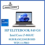 HP ELITEBOOK 840 G6 CORE I7 -8665U | Intel Core i7-8th Gen | 14.0-Inch FHD | 8GB RAM | 256GB SSD | Windows 11 Pro | MS office | 2 month warranty [Next day Deliver][NEW ARRIVAL-REFURBISHED]