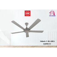 KDK 56" RYOU SERIES 5 BLADES FAN K14PH-PBR/EY / KDK Z SERIES REMOTE CONTROL CEILING FAN K14XZ-GY