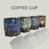 Kiln-Changed Ceramic Coffee Cup 300ml Large Capacity Kung Fu Drink Tea Cup Latte Latte Cup Milk Cup