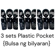3 set Billiard Plastic Pocket standard 6pcs per set/ Billiard table pocket/ Bulsa ng bilyaran