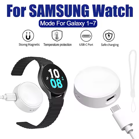 Watch Charger Charging Cable For Samsung Galaxy Watch 7 6 5 4 3 2 1 Charging Dock For Galaxy Watch A