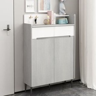 CLASSIC FURNITURE - 中式實木框儲物櫃門口大容量入門入戶鞋櫃玄關櫃收納櫃W100CM