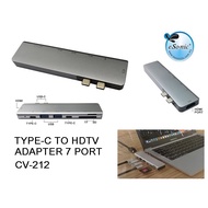 USB-C TO HDTV MULTIFUNCTION ADAPTER 7PORT