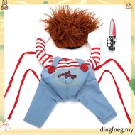 【Hipidog】Fun Dog Clothes Cat Chucky Costume Halloween Party Costume Pet Standing Outfit