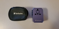 Verbatim紫色旅行充電插