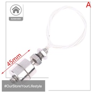 🎄🎈【Special price】HITN Công tắc phao bằng thép không gỉ cảm biến mực nước lỏng phao hai bóng