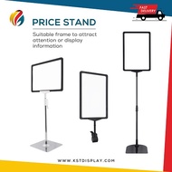 A5 A4 A3 Table Top Frame Price Stand / Pop Clip Metal Stand/ Snap Frame Poster Display Stand