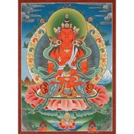 藏傳阿彌陀佛唐卡