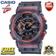 Original G-Shock GA110 Men Sport Watch Japan Quartz Movement Dual Time Display 200M Water Resistant Shockproof and Waterproof World Time LED Auto Light Sports Wrist Watches with 4 Years Warranty GA-110LS-1AER (Free Shipping Ready Stock)