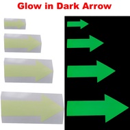 Glow in dark arrow sticker glow wall arrow sticker pelekat anak panah bercahaya malam