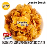 Emping Melinjo Pedas Manis 500gr Kiloan Murah Enak Renyah / Emping Belinjo Mlinjo Mini / Emping Blin