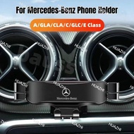 ZC 【Three color options】Mercedes - Benz A, GLA, CLA, C, GLC, E Class Phone Holder with Logo Custom F