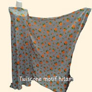 Bahan Kain Twiscone Motif Meteran Pakaian