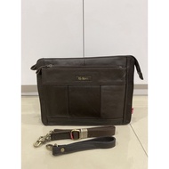 Kickers Leather 2 in 1 Bag [ Sling / Clutch ] - A4 SIZE